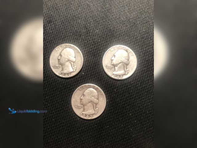Lot 49-397069 - 3- us silver quarters