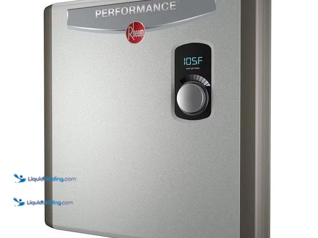 Lot 49-5581706 - Rheem Performance 27 kW 5.27 GPM 240-Volt Self-Modulating Electric Tankless Water Heater, Model # RE...