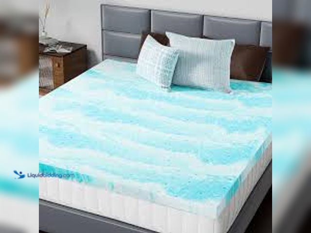 Lot 49-5436439 - Twin size foam matress topper. Used.
