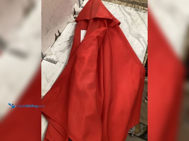 Lot 49-5555293 - Outdoor Patio Umbrella (Red) Unused with no pole