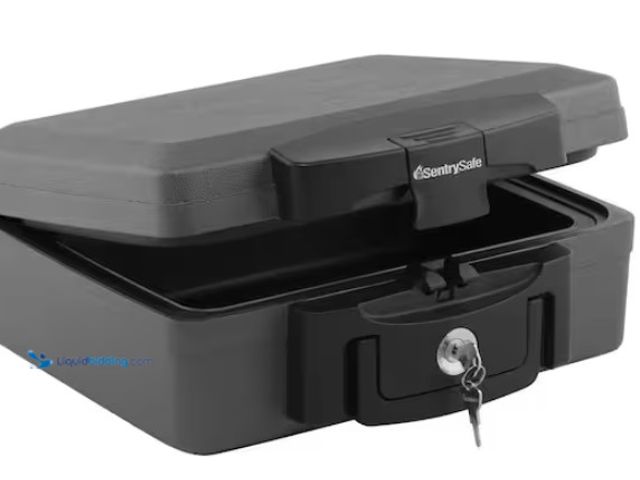 Lot 49-1515890 - SentrySafe 0.17 cu. ft. Fireproof and Waterproof Safe Box, Model # H0100, Unused.  Ref#HDPA0626