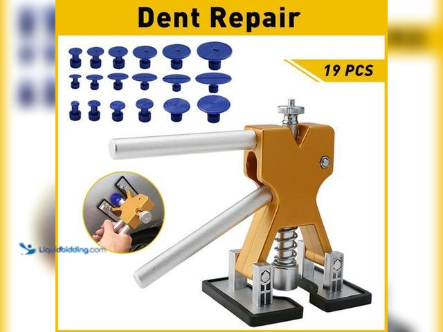 Lot 49-5388860 - Paintless Dent Repair Tool 19 Piece Set - NEW - Repair dents on metal surfaces without damaging the ...