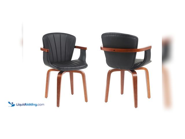 Lot 49-5508816 - Mid-Century Modern Bentwood Swivel Dining Chairs (Set of 2).Model #N842P290039B.  Unused with hardwa...