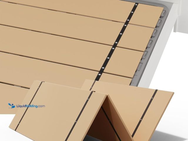 Lot 49-1519143 - NobleRealm® Full Size Bunkie Board & Bed Support Slats | Bed Board for Mattress Support | Easy Setup...
