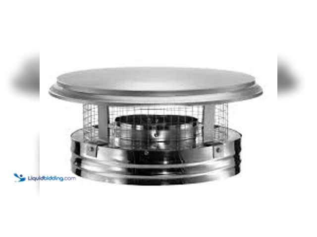 Lot 49-3539238 - DuraVent DuraPlus All-Fuel Chimney 6in. Diameter Chimney Cap. Model # 6DP-VC. Unused