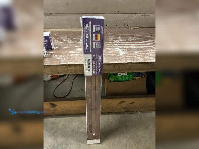 Lot 49-3563503 - QTY 3 - Select Surfaces Molding Kit 3'8" L. Kit includes: 2 T-Moldings, 1 End Cap, 1 Reducer.  4 Mol...