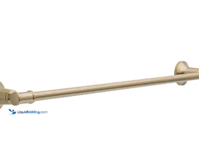 Lot 49-3614509 - Delta Chamberlain 24 in. Wall Mount Towel Bar Bath Hardware Accessory in Champagne Bronze, Model # C...