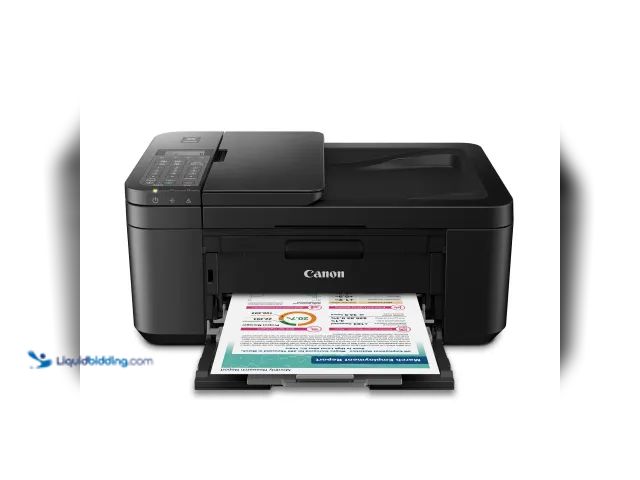 Lot 49-1627161 - Canon All-In-One, Wireless Color Inkjet Printer for Home Office Use Model #PIXMA TR4722, Slightly Us...