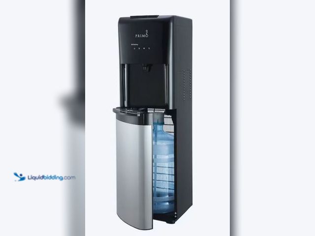 Lot 49-1623964 - Primo Black Bottom-loading Cold and Hot Water Cooler, Model # 601090-SO, Parts and repair. (NOTE:) I...