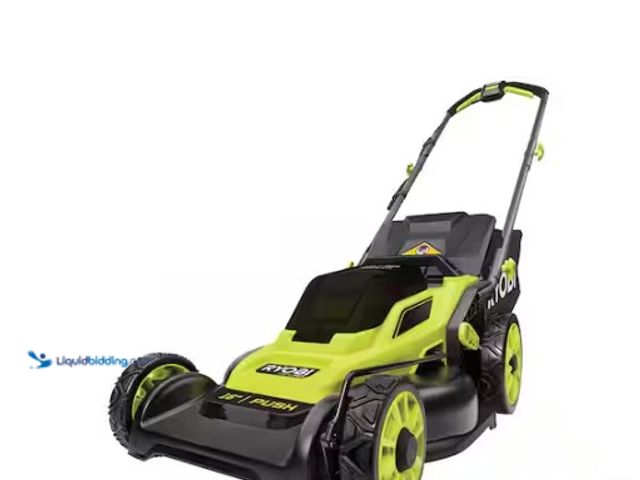 Lot 49-5580870 - RYOBI
ONE+ HP 18V Brushless 16 in. Cordless Battery Walk Behind Push Lawn Mower. (Tool only). Store...