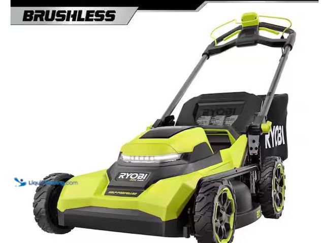 Lot 49-1579075 - RYOBI 40V HP Brushless 21 in. Cordless Battery Walk Behind Self-Propelled Lawn Mower (Tool Only) Mod...