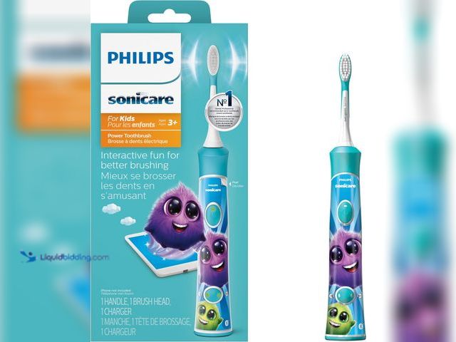 Lot 49-5484682 - Philips Sonicare for Kids Connected Sonic Electric Toothbrush (2pack) Unused