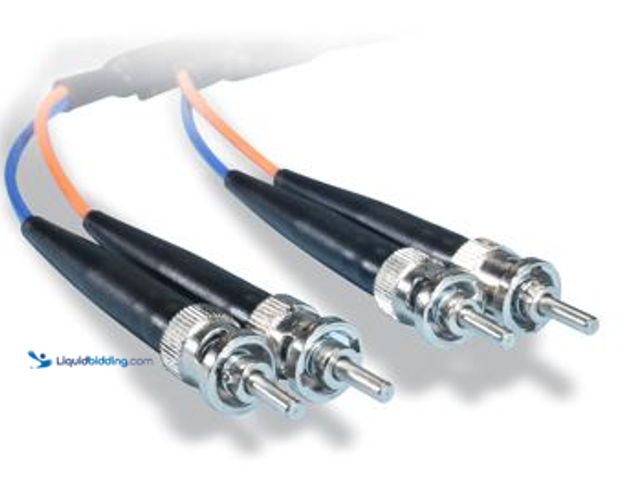 Lot 49-1569364 - ST/ST Riser Dual-jacket/Duplex 200/230 µm HCS/Glass Patch Cords, 47.50 m, Model #  IF 5224-47-5, Unu...