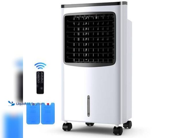 Lot 49-5539902 - Gymax Portable Air Conditioner Evaporative Cooler Fan with 3-Modes and Speeds Home Office. Model # G...