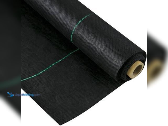Lot 49-5572292 - SKONYON 5 oz Heavy-Duty Woven Weed Barrier Landscape Fabric, 3 ft. x 50 ft., Ground Cover. Model # H...