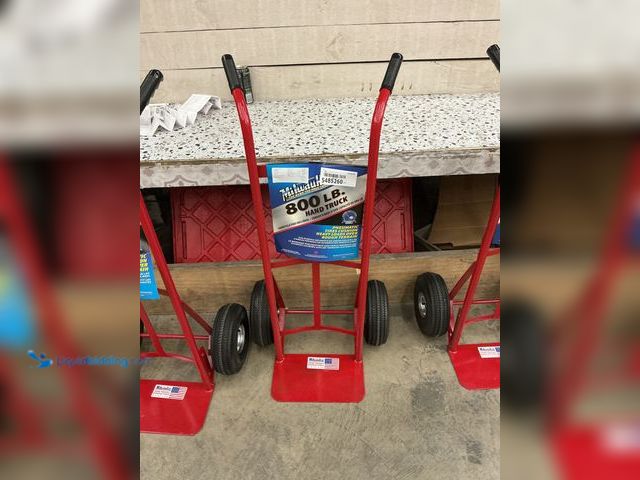 Lot 49-5485260 - Milwaukee 800-lb Capacity 2 -Wheel Red Steel Standard hand truck. Model #70121. New