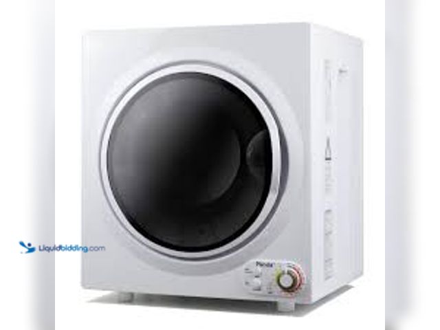 Lot 49-5476637 - Panda 3.5 cu.ft. 110-Volt Compact Portable Electric Laundry Dryer, White and Black. Model # PAN760SF...