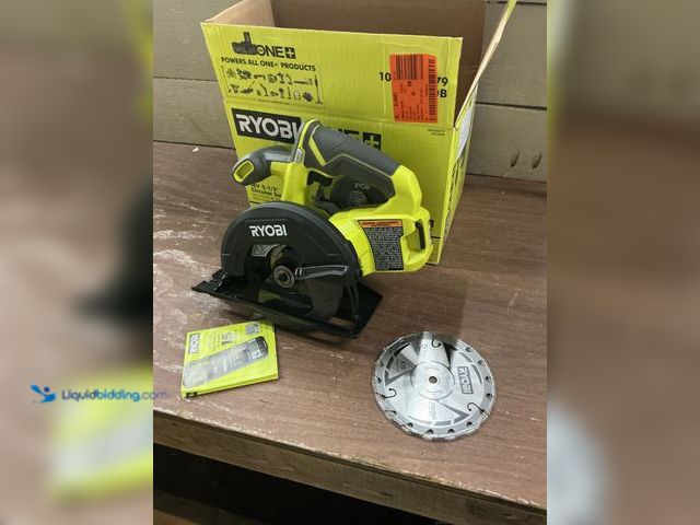 Lot 49-5554166 - RYOBI ONE+ 18V Cordless 5 1/2 in. Circular Saw (Tool Only) Model # PCL500B Parts & Repair