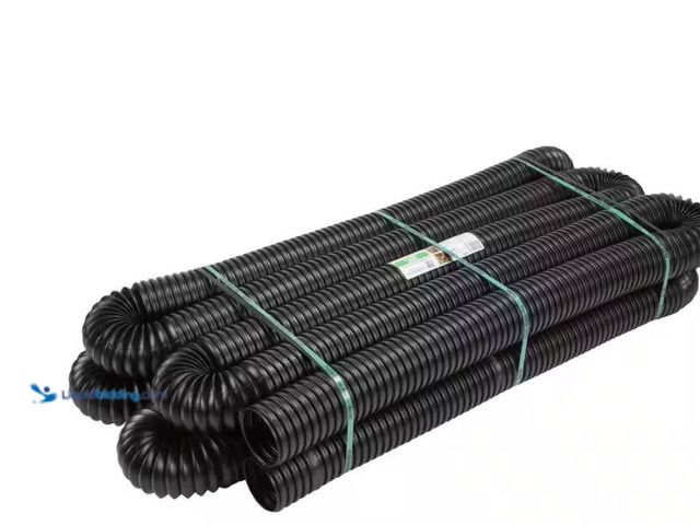 Lot 49-2020711 - Amerimax Home Products Flex Drain Pro 4 in. x 50 ft. High Density Polyethylene Solid Drain Pipe, Mod...