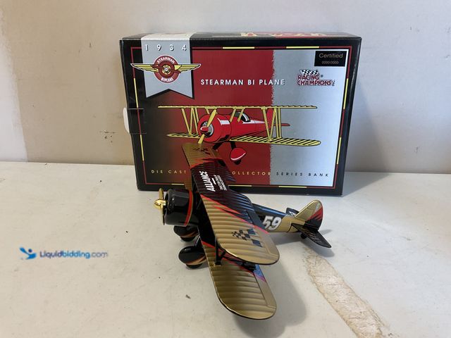 Lot 49-1835349 - Other WOW AN AMAZING LIMITED EDITION 1934 STEARMAN BI PLANE DIE-CAST RACING CHAMPIONS COLLECTOR SERI...