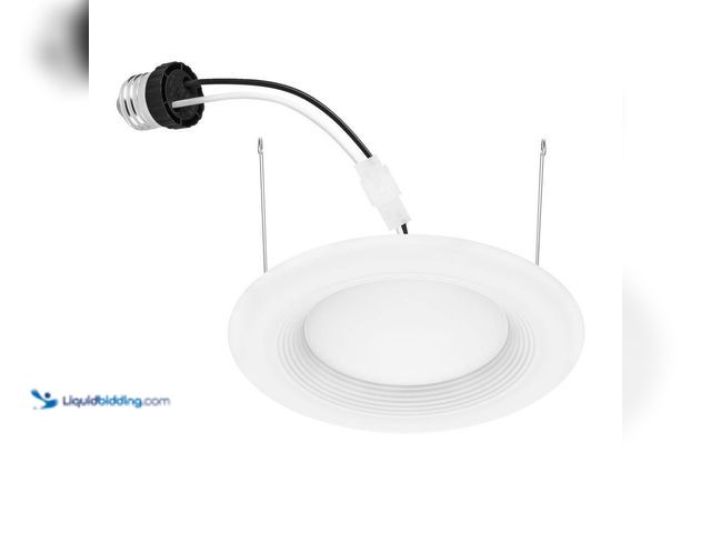 Lot 49-5413453 - EcoSmart
6 in. Integrated LED White Canless New Construction or Remodel Dimmable Recessed Light Tri...
