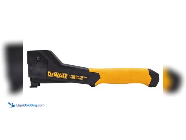 Lot 49-5414333 - Dewalt Carbon Fiber Composite Hammer Tacker, Model#DWHT75900, Used, scuffs/scratches.