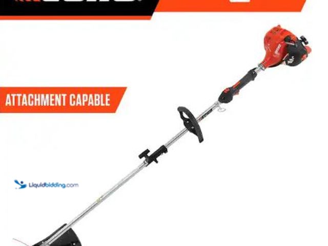Lot 49-1625265 - ECHO 21.2 cc Gas 2-Stroke Attachment Capable Straight Shaft String Trimmer with 17 in. Swath and Spe...