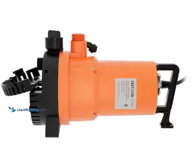 Lot 49-3614635 - Everbilt 1/4 HP 2-in-1 Submersible Utility and Transfer Pump, Model # UTA02510, Slightly used, Power...