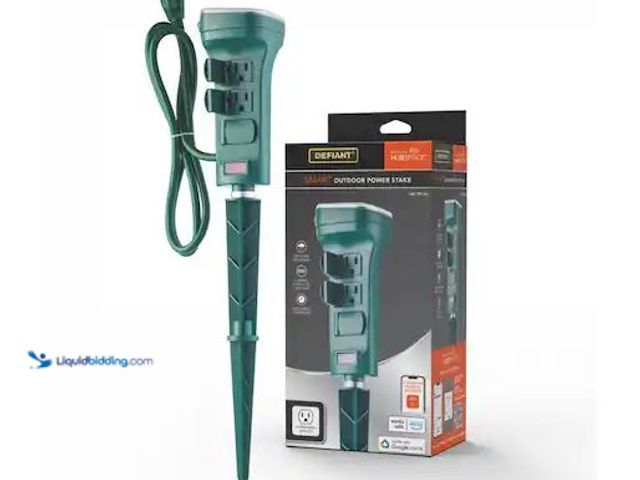 Lot 49-3527829 - Defiant
Smart Outdoor 4 ft. 6-Outlet Power Stake Timer Powered by Hubspace Internet # 324832048
Mo...
