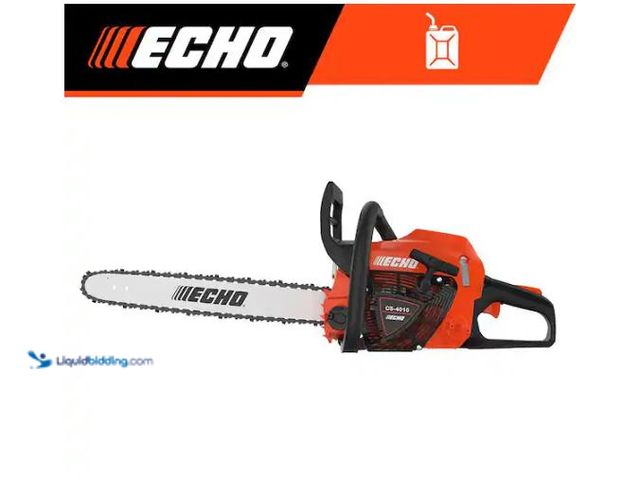 Lot 49-1627563 - ECHO 18 in. 41.6 cc 2-Stroke Gas Rear Handle Chainsaw Model # CS-4010-18, Slightly Used, Has Compres...