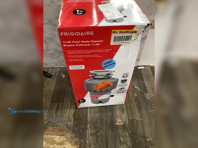Lot 49-5407250 - Frigidaire 1.25 HP Corded Garbage Disposal Disposer. Model # FF13DISPC1. Unused