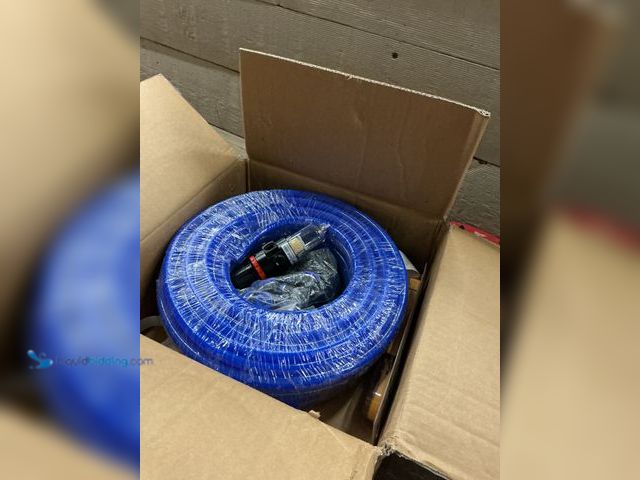 Lot 49-5477997 - Shop Air Line Kit,Blue 1/2 Inch 100ft PU Air Tubing Kit, Hose Air Line TubingOr Fluid Transfer Pneum...