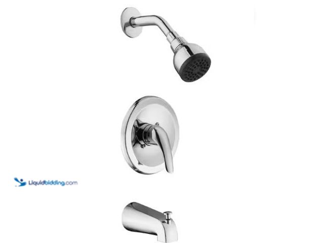 Lot 49-2025702 - Glacier Bay Aragon Single-Handle 1-Spray Tub and Shower Faucet in Chrome (Valve Included), Model # H...
