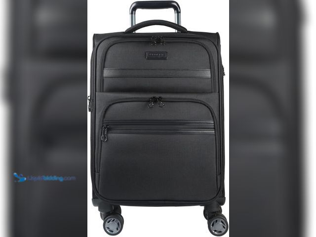 Lot 49-5437192 - KROSER Softside Expandable Carry On Luggage with Spinner Wheels & Built-in TSA Lock, Durable Suitcas...