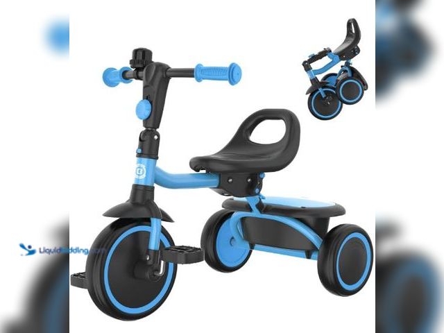 Lot 49-3523546 - Besrey Kids Tricycles Age 18 Month to 5 Years, Toddler Tricycle Kids Trikes Tricycle, Gift Toddler T...