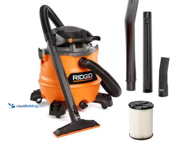 Lot 49-1624763 - RIDGID 16 Gal. 6.5 Peak HP NXT Shop Vacuum Wet Dry Vac with Detachable Blower, Filter, Locking Hose ...