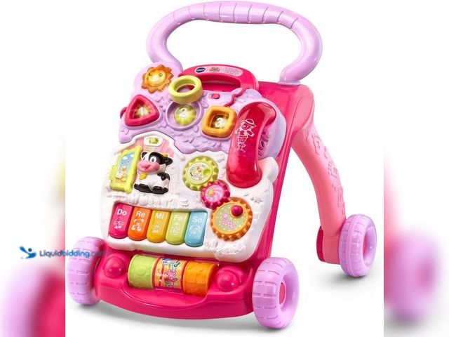 Lot 49-3566093 - VTech Sit-to-Stand Learning Walker (Frustration Free Packaging), Pink. B07CRX1BDG. Unused