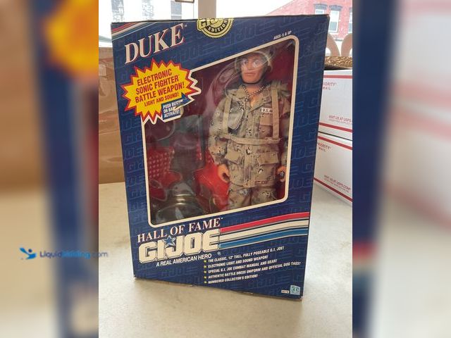 Lot 49-1505264 - COLLECTIBLE 1991 HASBRO G.I. JOE HALL OF FAME DUKE ELECTRONIC SONIC FIGHTER BATTLE WEAPON ACTION FIG...