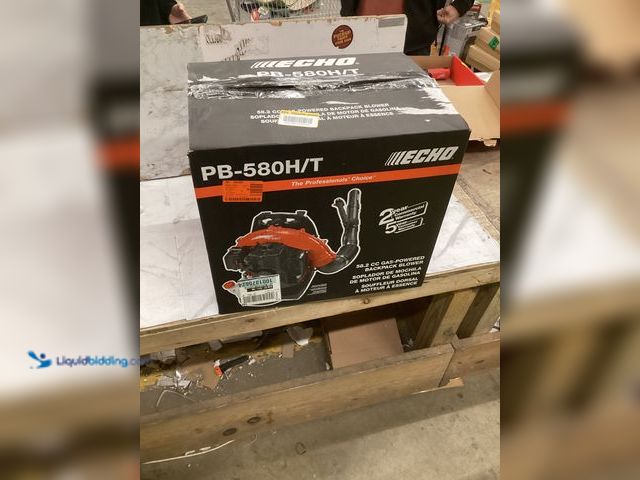Lot 49-5475697 - ECHO 216 MPH 517 CFM 58.2cc Gas 2-Stroke Backpack Leaf Blower with Tube Throttle. Model # PB-580T. U...