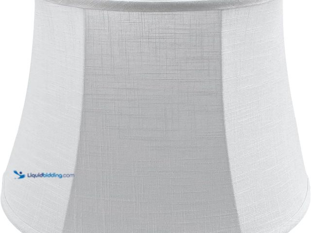 Lot 49-3527362 - Tootoo Star Brown Large Drum Lamp Shade for Chandeliers Floor Light and Table Lamp,12x16x11" Spider,...