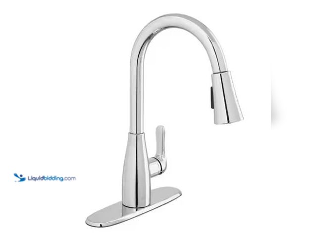Lot 49-2001598 - Glacier Bay McKenna Single-Handle Pull Down Sprayer Kitchen Faucet in Polished Chrome with TurboSpra...