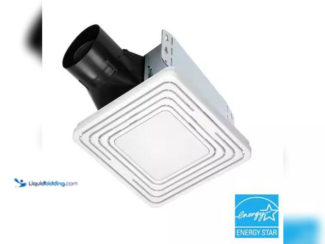 Lot 49-2000887 - Broan-NuTone Room side Series, White, 50 CFM, No Cut- Room side Installation Bathroom Fan with Light...