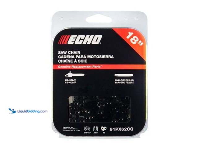 Lot 49-3565751 - ECHO 18 in. Low Profile Chainsaw Chain - 62 Link. Model # 91PX62CQ. Unused