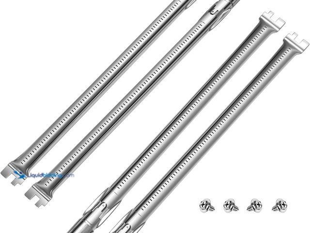 Lot 49-3512534 - 19.5 Inch 62752 Grill Burner Set for Weber Genesis 300 Series, Burner Tube Replacement Weber Genesis...