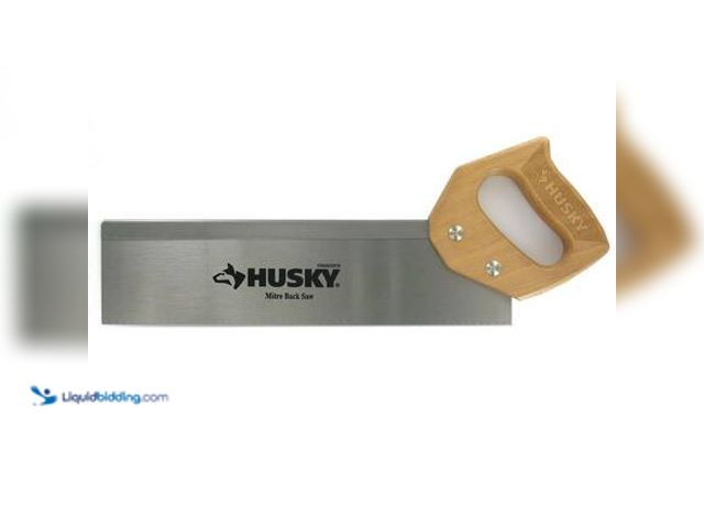 Lot 49-5546793 - Husky 14 in. Back Saw with Wood Handle Model # 122MM14 New