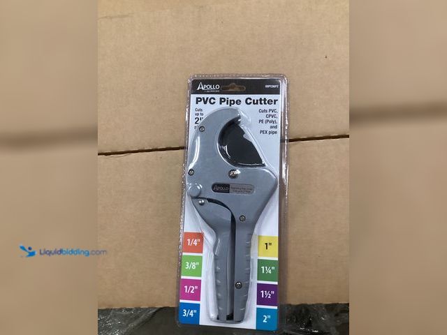 Lot 49-5546625 - Apollo Valves 69PC06PZ Ratcheting PVC Pipe Cutter, Gray Model:670750594670 unused