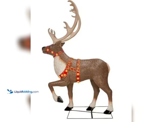 Lot 49-1542203 - Home Accents Holiday, 8.5 Ft Giant Sixed LED Towering Reindeer, Indoor/ Outdoor Timer 6 Hours on/ 18...