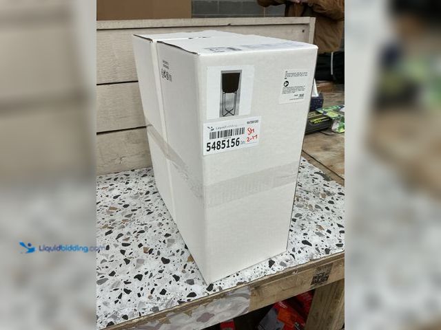 Lot 49-5485156 - QTY 2 - IKEA Vindflakt black metal planter. New