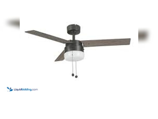 Lot 49-5454321 - Hampton Bay Montgomery II 44" Indoor Oil-Rubbed Bronze Ceiling Fan w Light Kit UPC  851725005845 ITE...