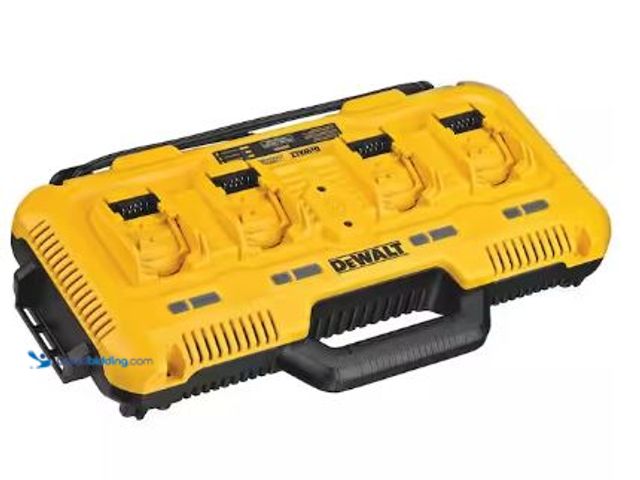 Lot 49-1517488 - DEWALT 12V/20V/60V MAX 4-Port Lithium-Ion Battery Charger, Model # DCB104, Unused.  Ref#HDPA0717